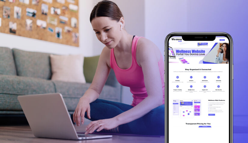 fitness website design